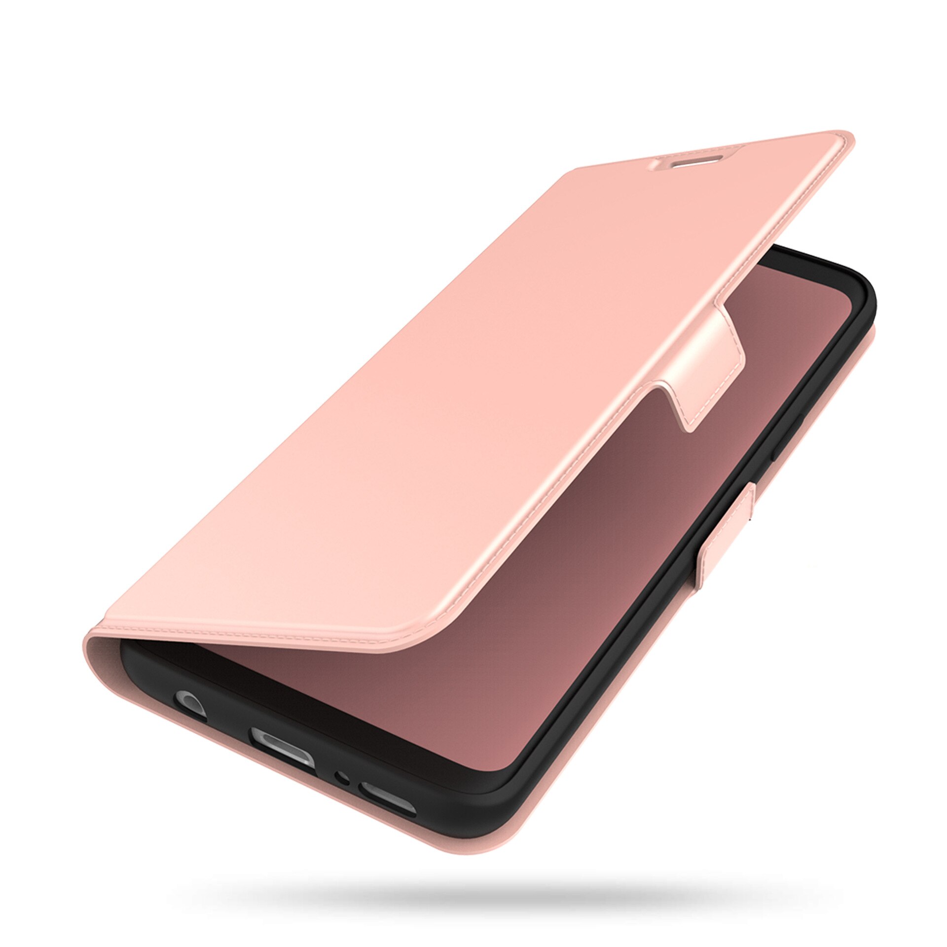 Étui portefeuille Slim Card Wallet Huawei P30 or rose