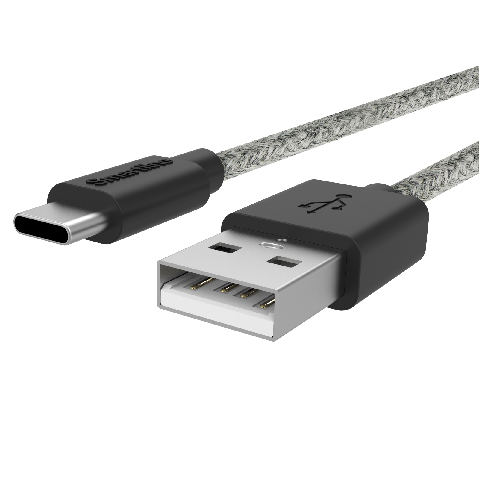 Fuzzy Câble USB-A vers USB-C 2 mètres Gris