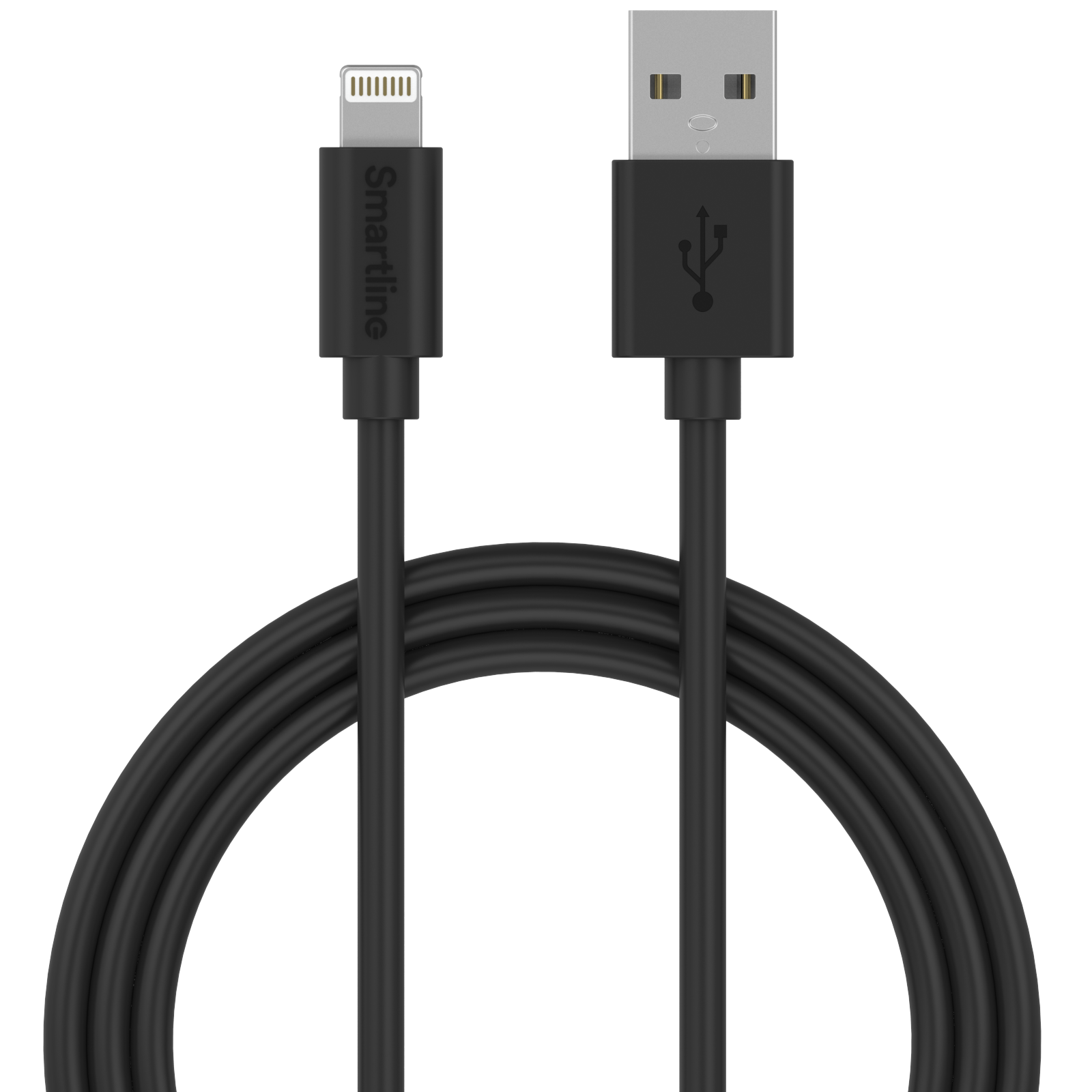 Câble USB-A vers Lightning 1 mètre Noir