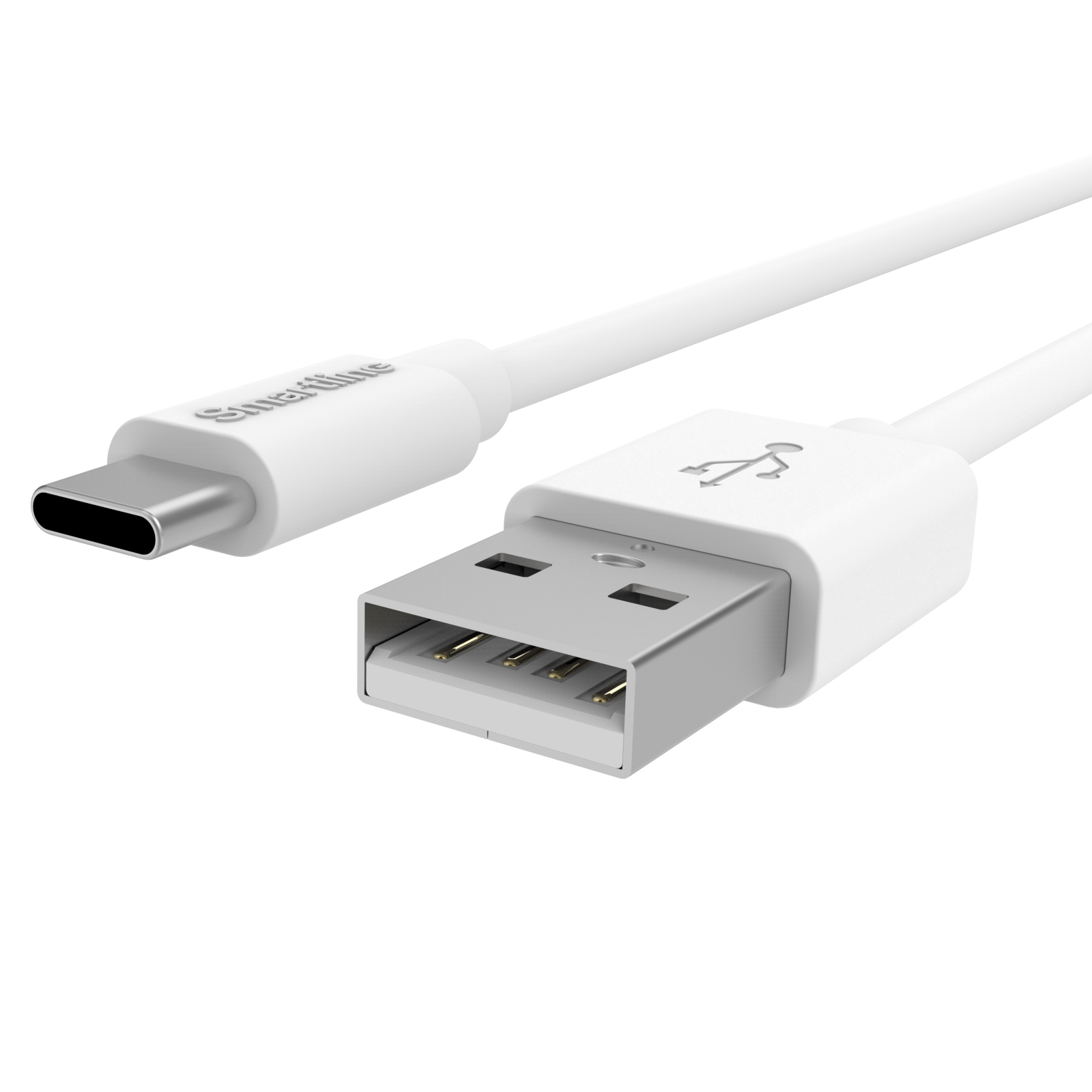 Câble USB-A vers USB-C 1 mètre Blanc