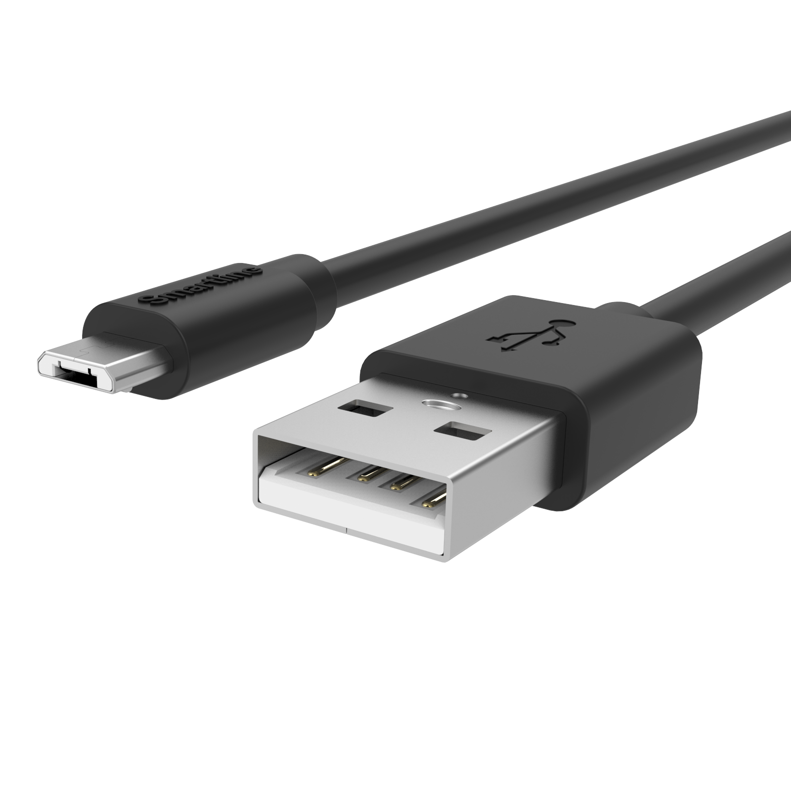 Câble USB-A vers MicroUSB 1 mètre Noir