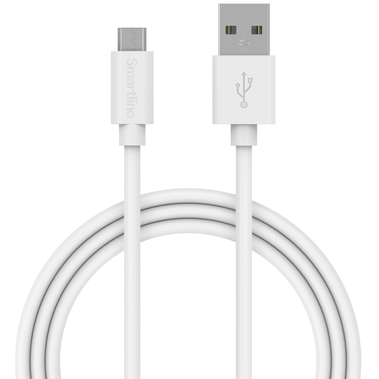 Câble USB-A vers MicroUSB 2 mètres Blanc