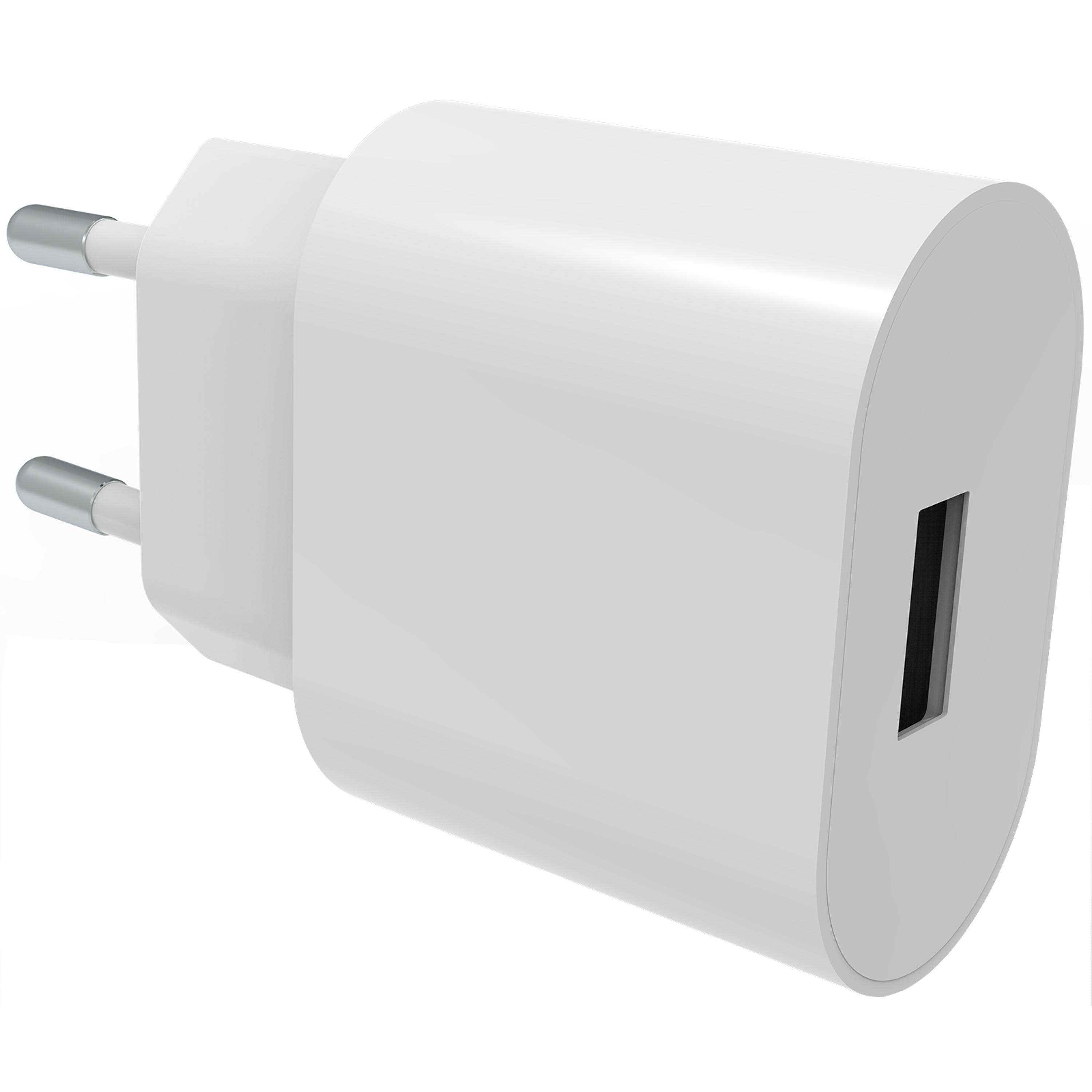 Chargeur USB 2.4A Blanc