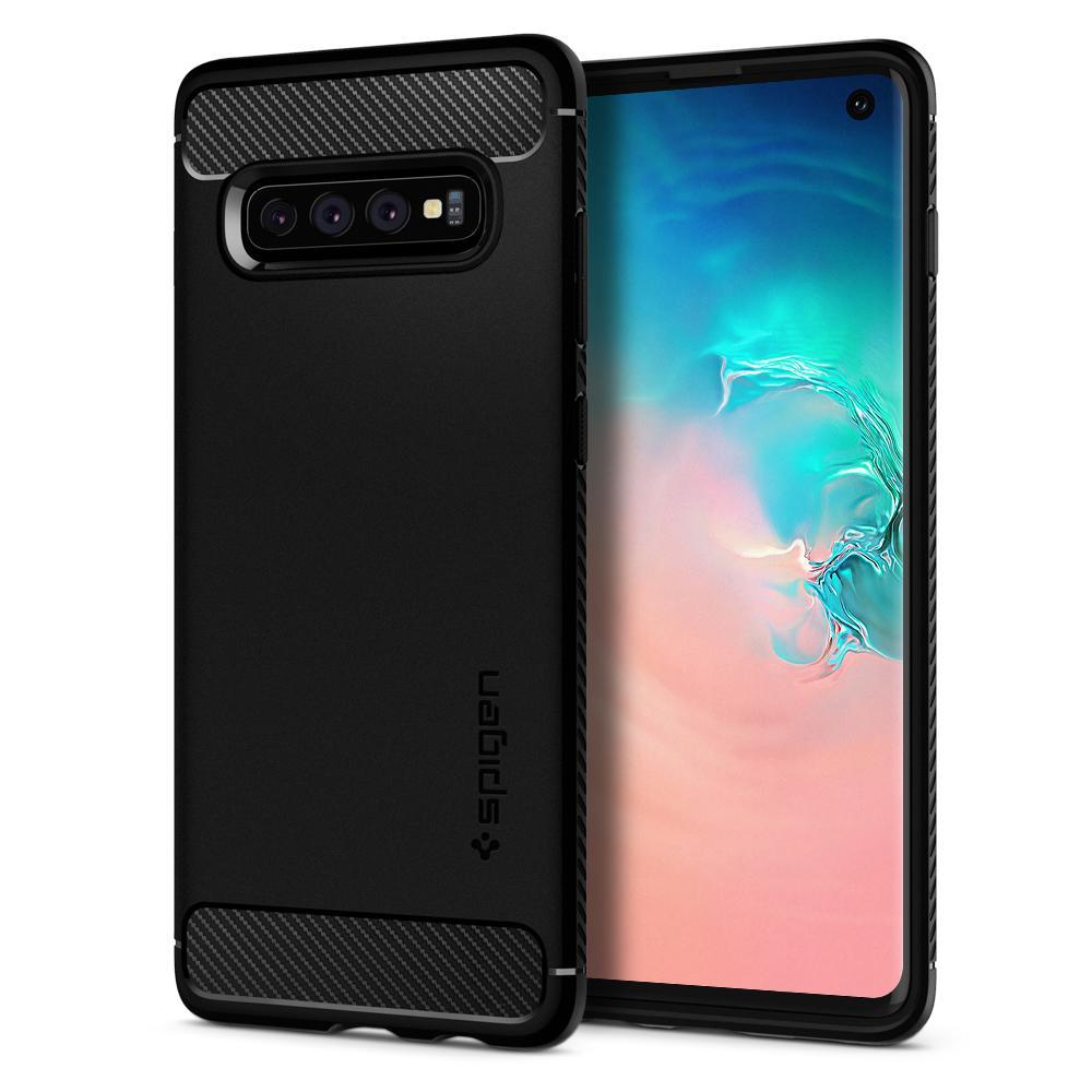 Case Rugged Armor Samsung Galaxy S10 Black