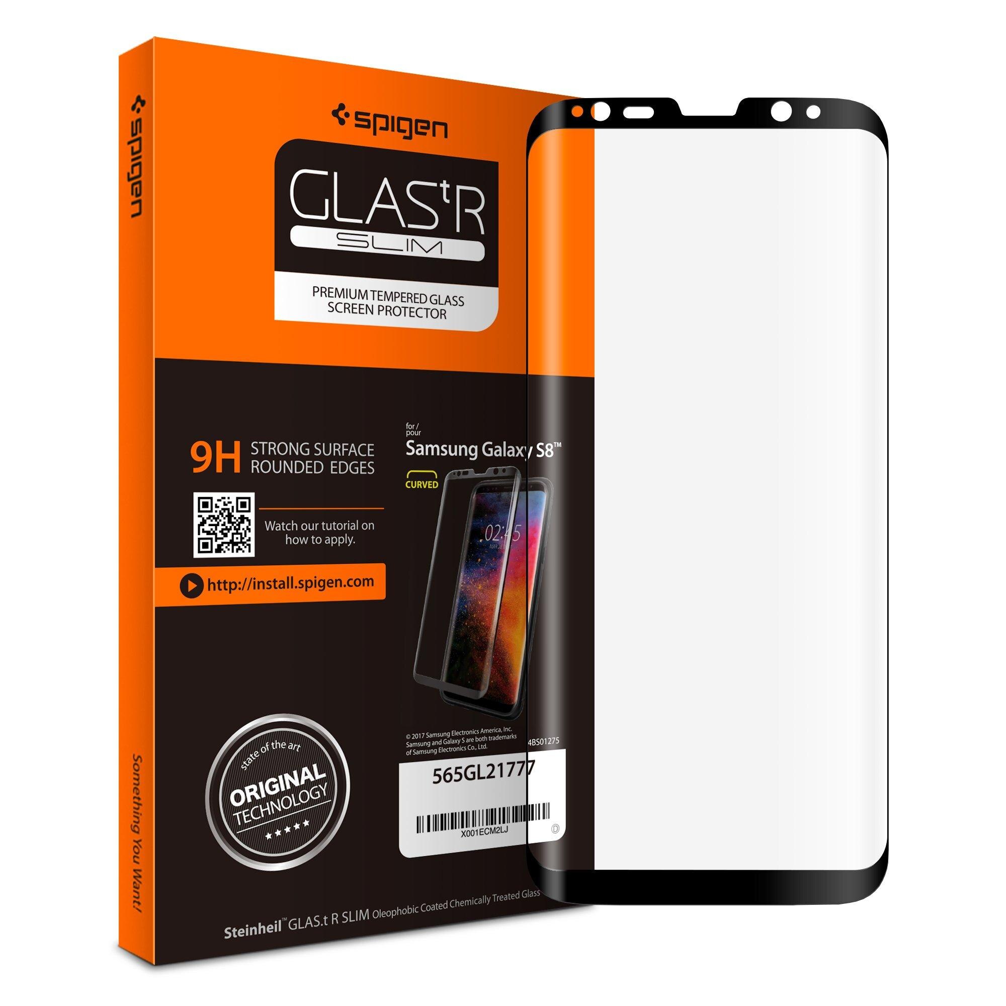 Screen Protector GLAS.tR Full Cover Glass Samsung Galaxy S8 Noir