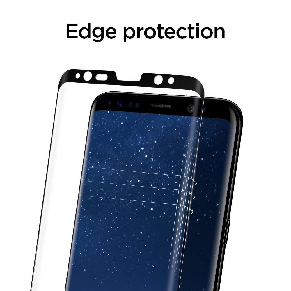 Screen Protector GLAS.tR Full Cover Glass Samsung Galaxy S8 Noir