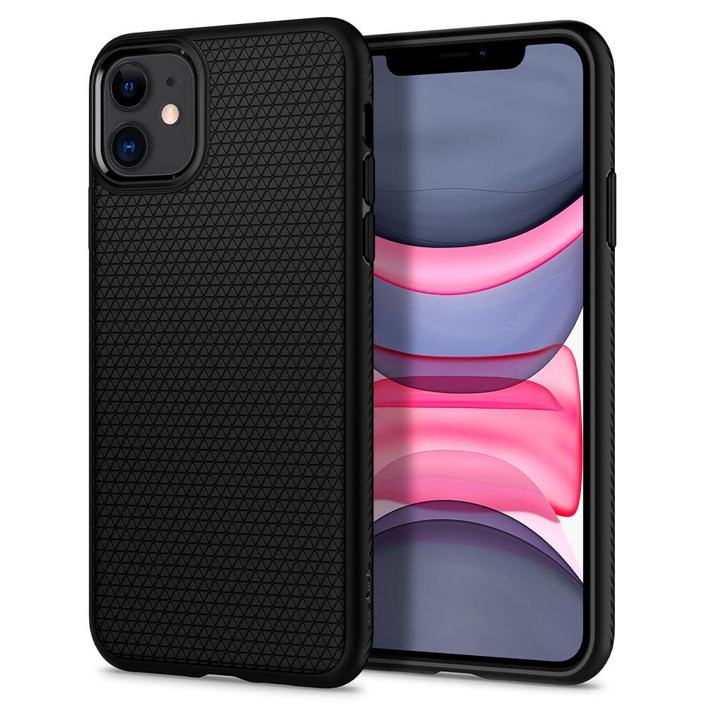 Coque Liquid Air iPhone 11 Black