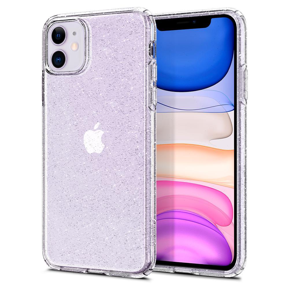 Coque Liquid Crystal iPhone 11 Glitter Crystal