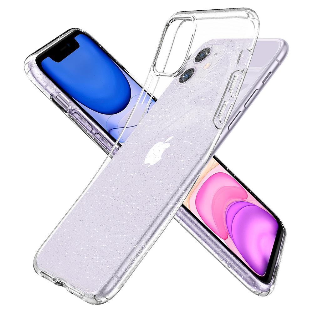 Coque Liquid Crystal iPhone 11 Glitter Crystal