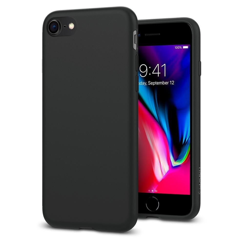 Coque Liquid Crystal iPhone 7/8/SE Matte Black