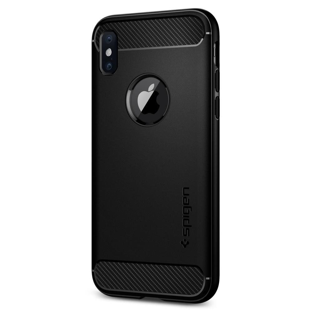 Coque Rugged Armor iPhone X/XS Black