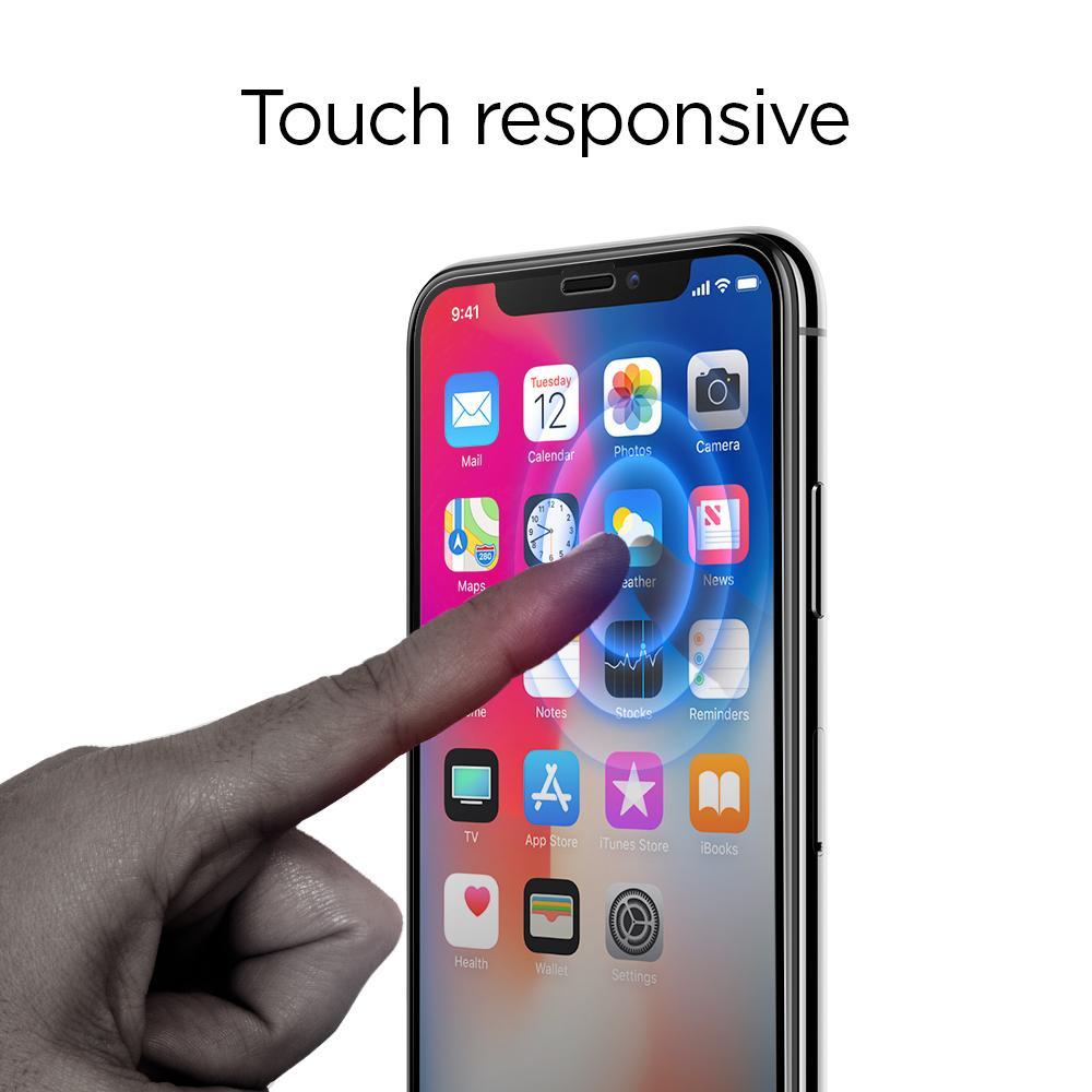 Screen Protector GLAS.tR SLIM HD iPhone X/XS Noir