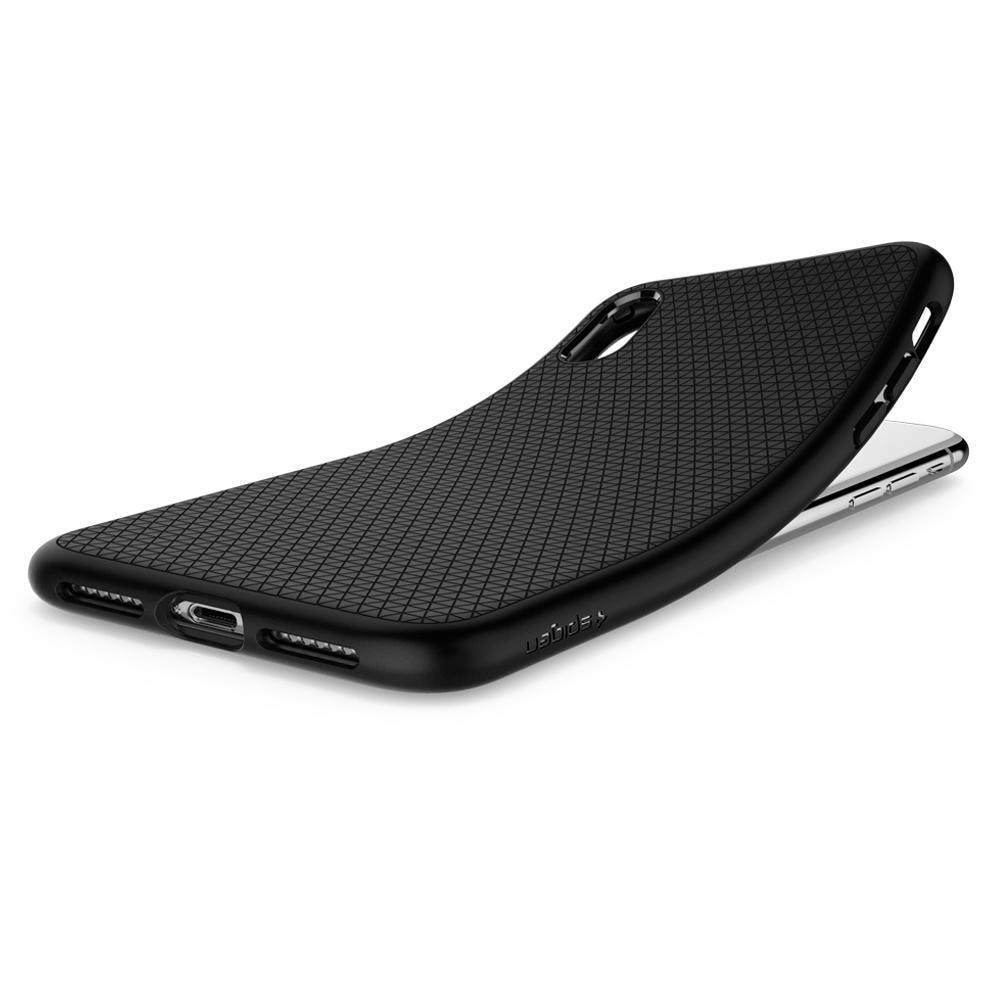 Coque Liquid Air iPhone Xr Black