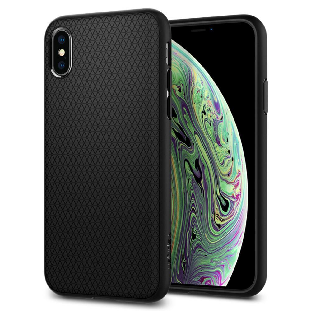 Coque Liquid Air iPhone X/XS Black