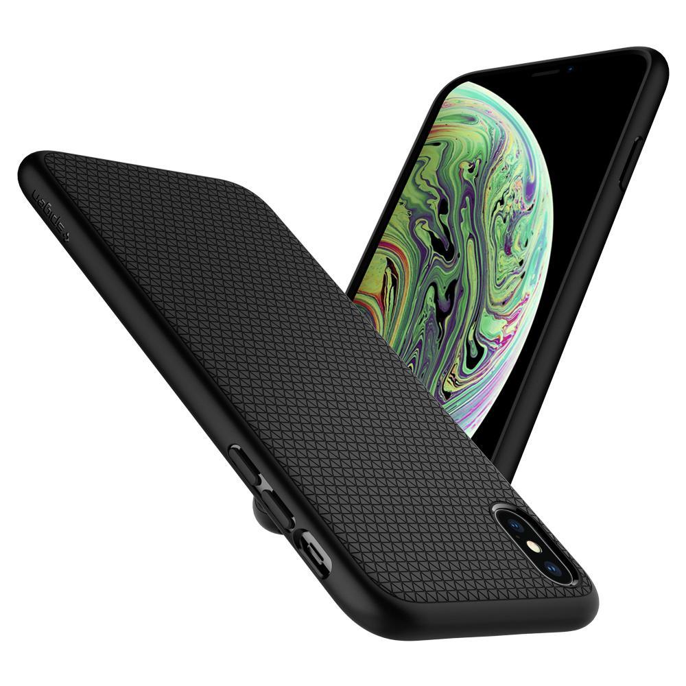 Coque Liquid Air iPhone X/XS Black