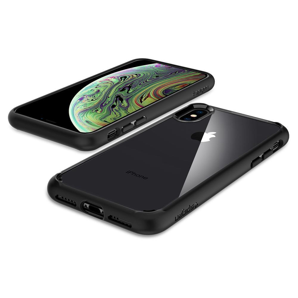 Coque Ultra Hybrid iPhone X/XS Matte Black