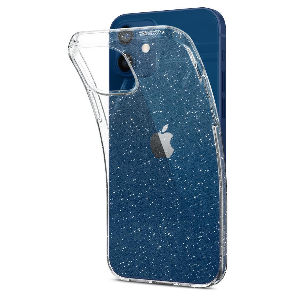 Coque Liquid Crystal iPhone 12/12 Pro Glitter Crystal