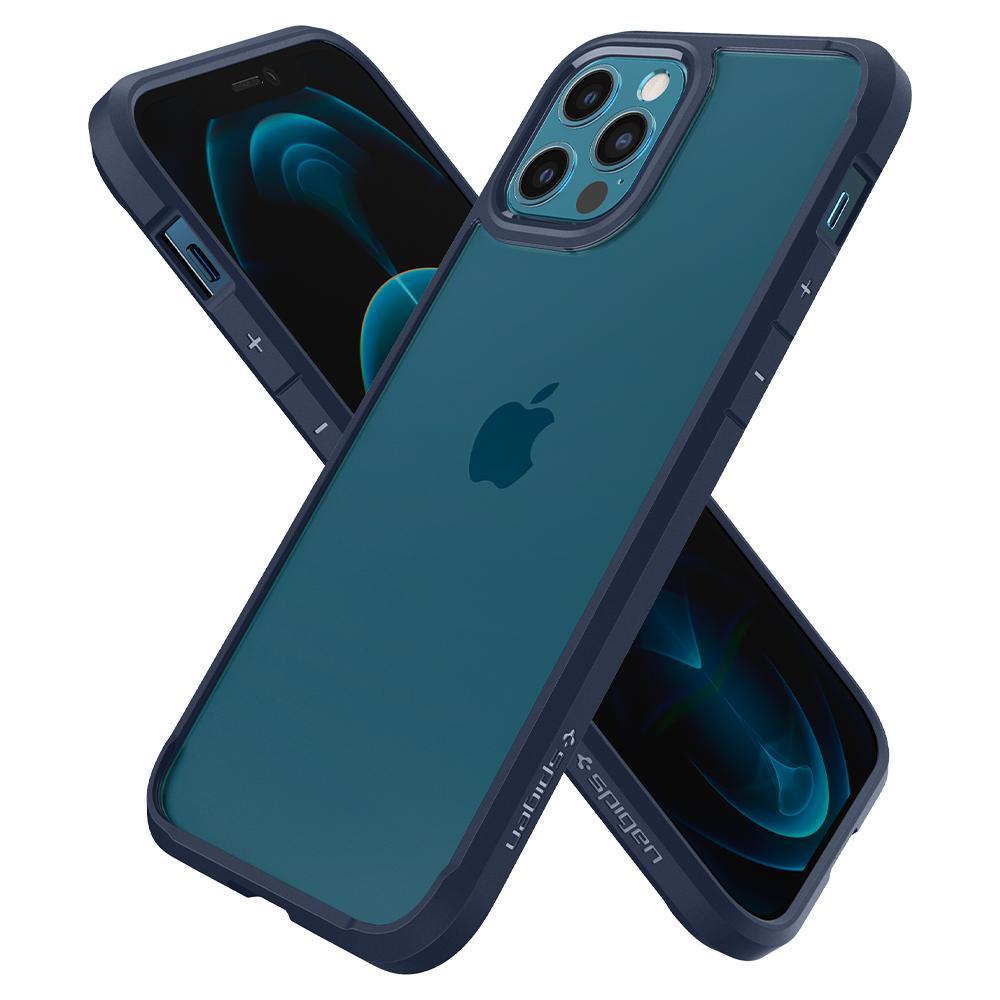 Coque Ultra Hybrid iPhone 12/12 Pro Bleu