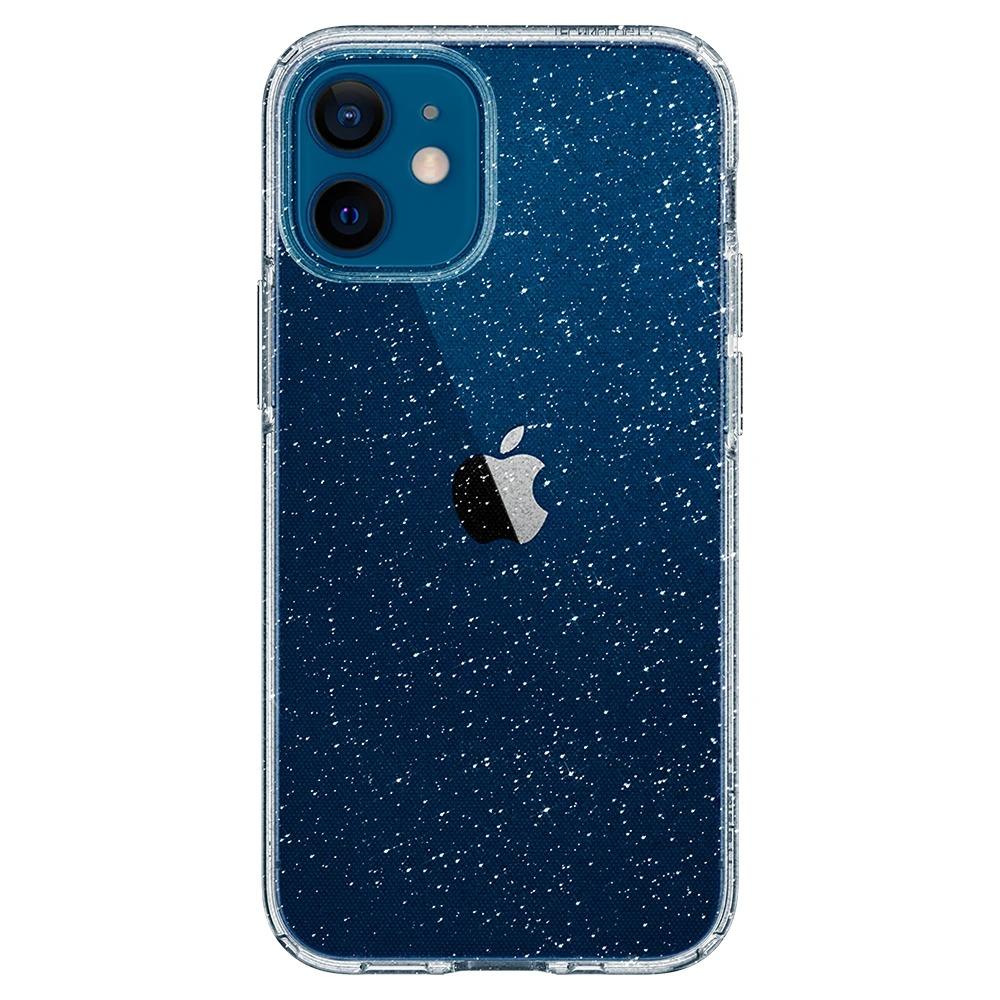 Coque Liquid Crystal iPhone 12 Mini Glitter Crystal