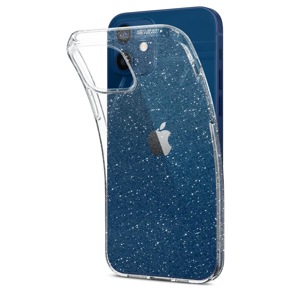 Coque Liquid Crystal iPhone 12 Mini Glitter Crystal