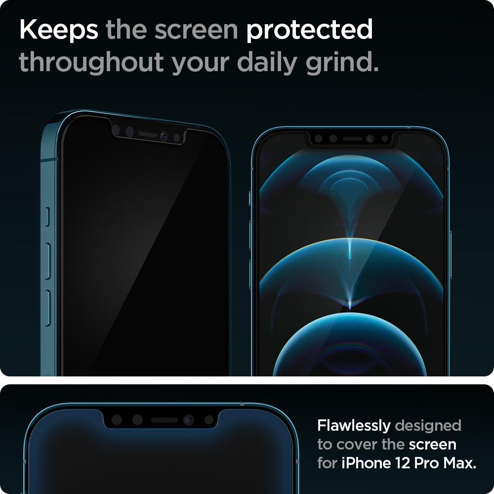 Screen Protector GLAS.tR EZ Fit (2 pièces) iPhone 12 Pro Max