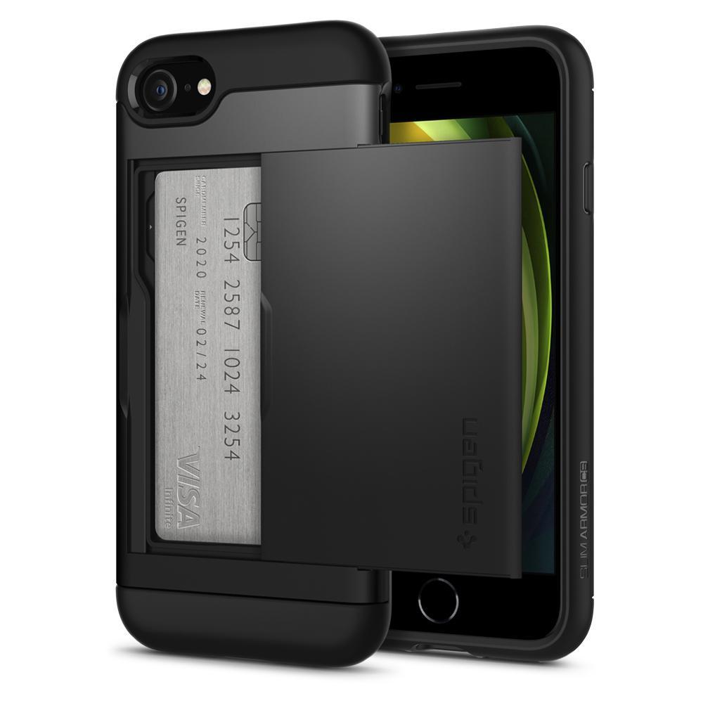 Coque Slim Armor CS iPhone 7/8/SE Black