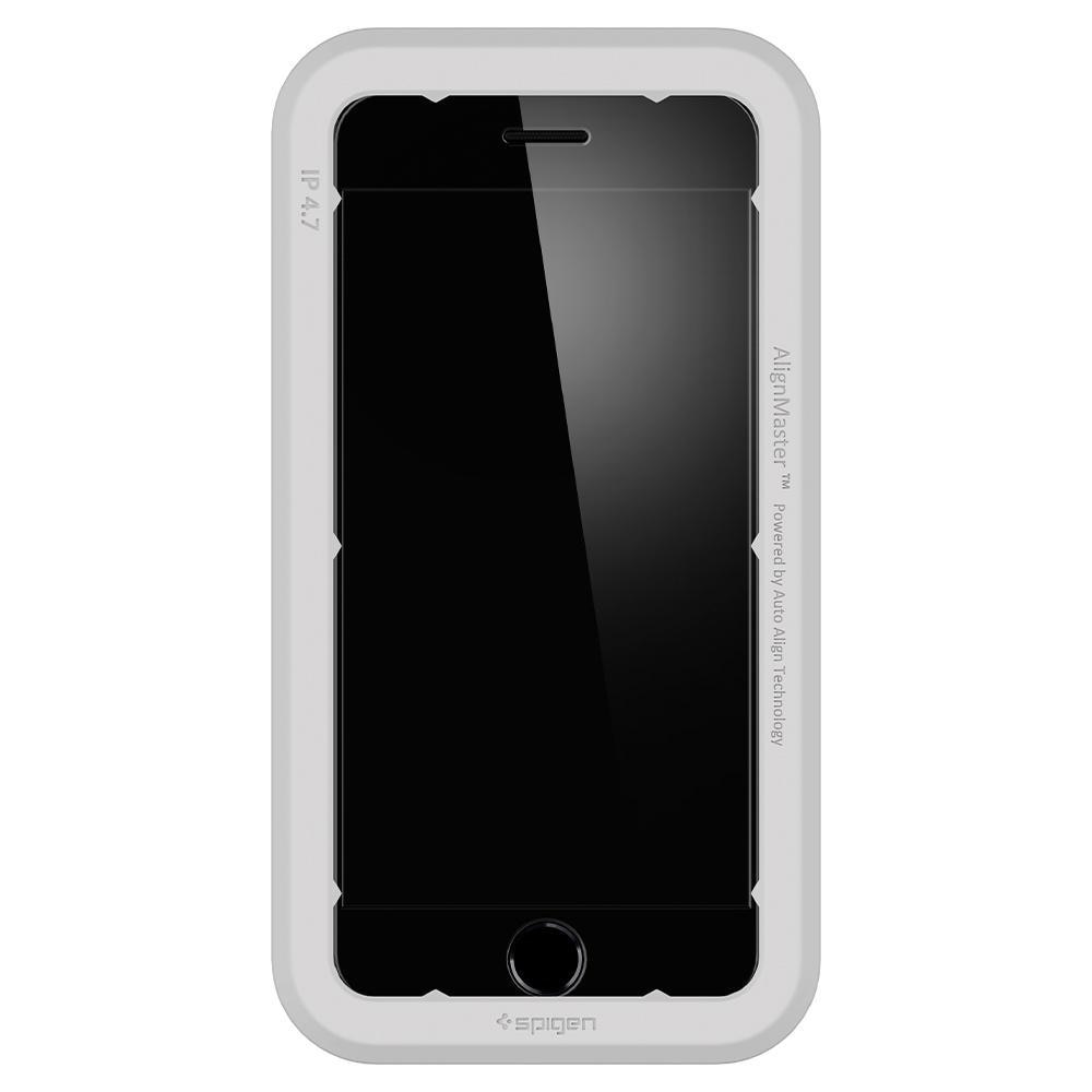 AlignMaster GLAS.tR Full Cover iPhone 8, noir