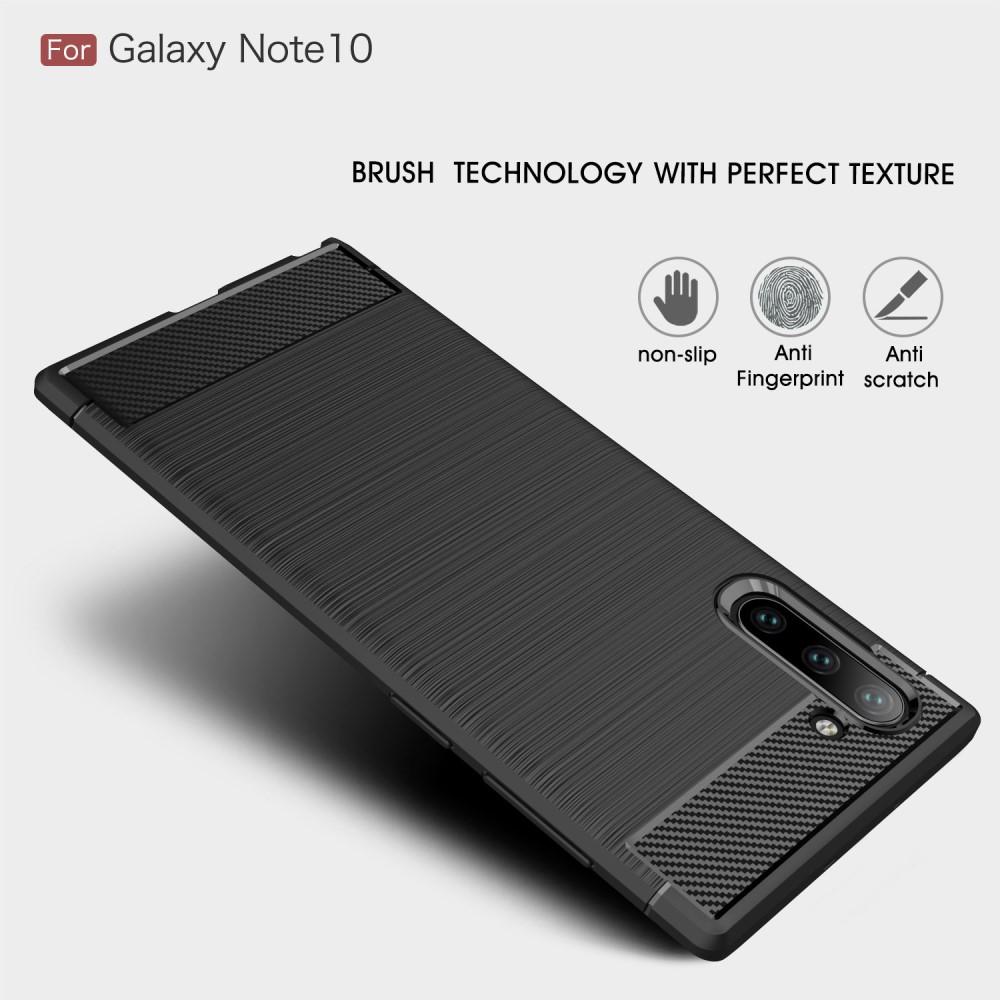 Coque Brushed TPU Case Samsung Galaxy Note 10 Black