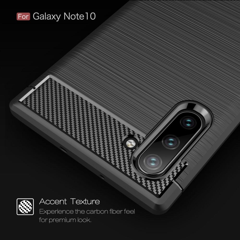 Coque Brushed TPU Case Samsung Galaxy Note 10 Black