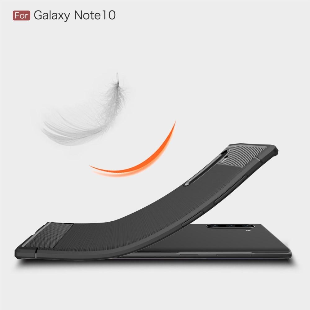 Coque Brushed TPU Case Samsung Galaxy Note 10 Black