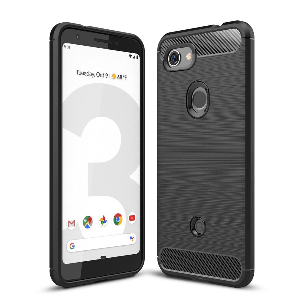 Coque Brushed TPU Case Google Pixel 3a Black