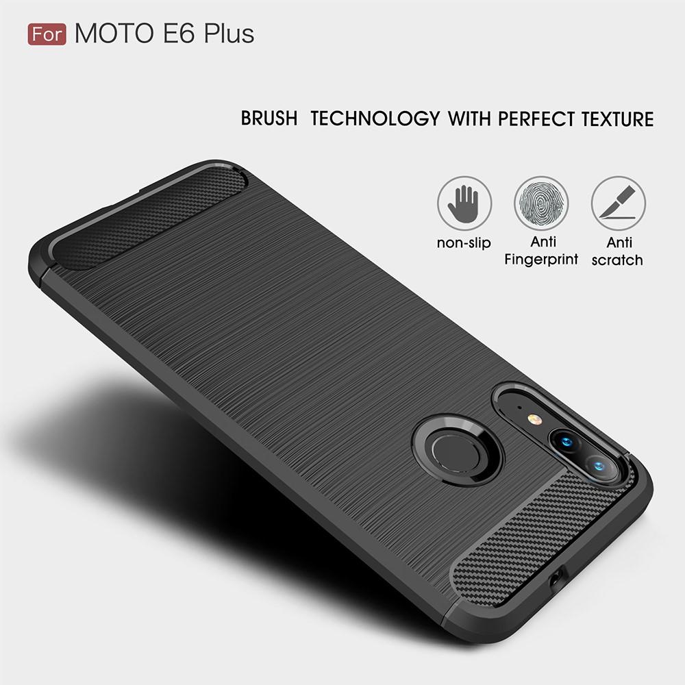 Coque Brushed TPU Case Motorola Moto E6 Plus Black