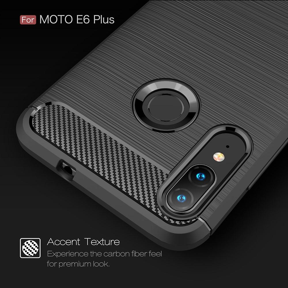 Coque Brushed TPU Case Motorola Moto E6 Plus Black