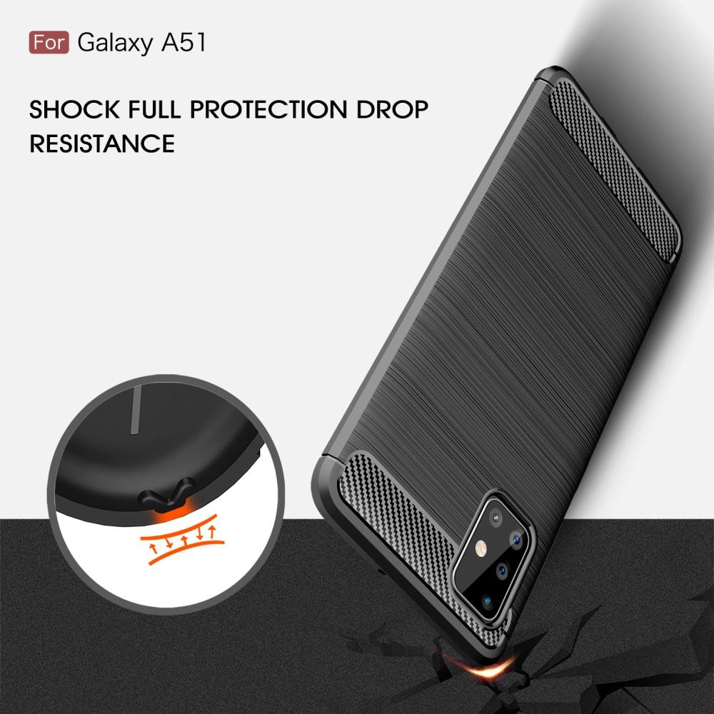 Coque Brushed TPU Case Samsung Galaxy A51 Black