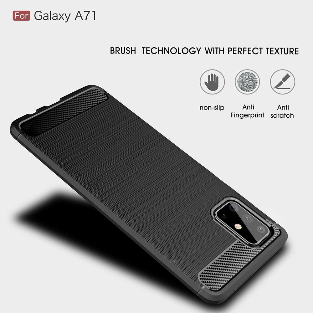 Coque Brushed TPU Case Samsung Galaxy A71 Black