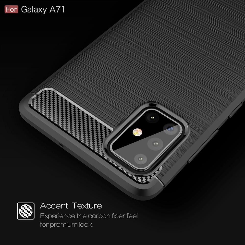 Coque Brushed TPU Case Samsung Galaxy A71 Black