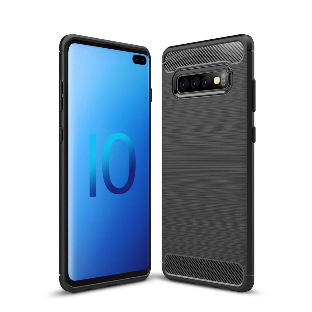 Coque Brushed TPU Case Samsung Galaxy S10 Plus Black