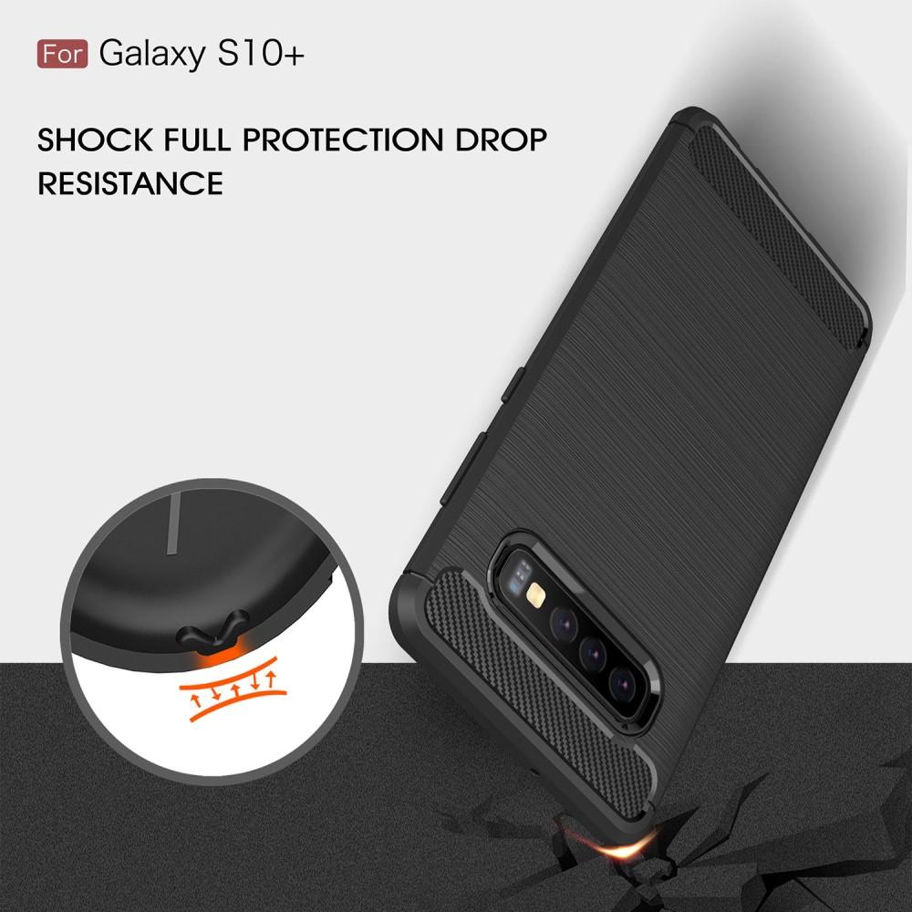 Coque Brushed TPU Case Samsung Galaxy S10 Plus Black