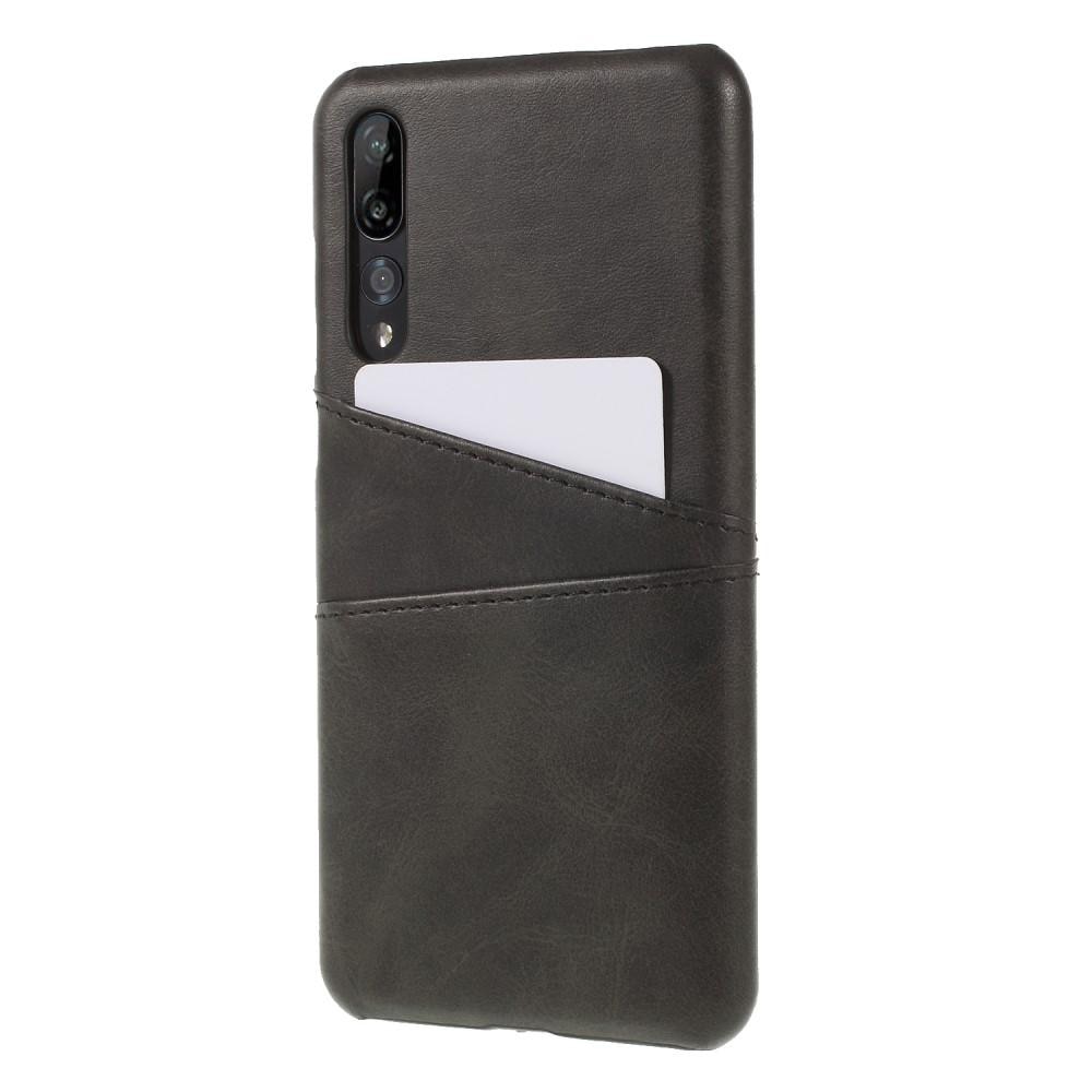 Coque Card Slots Huawei P20 Pro, Noir