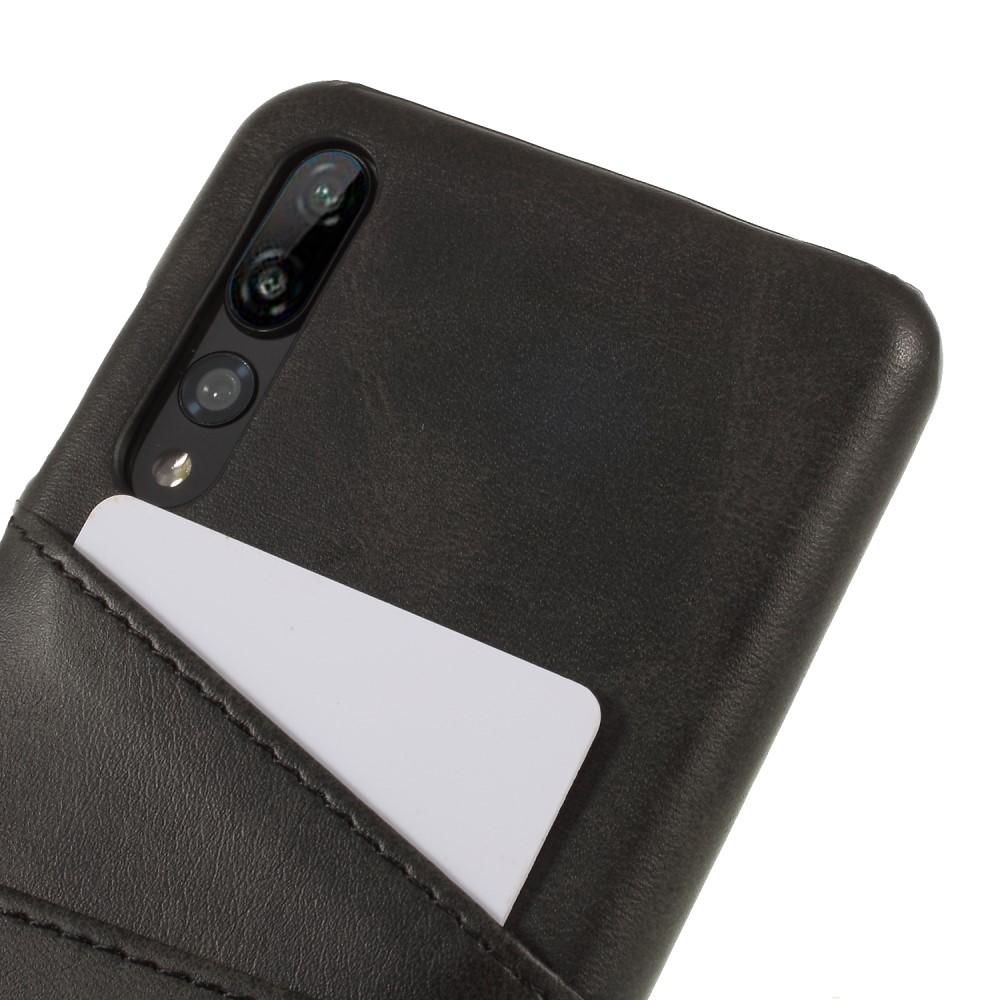 Coque Card Slots Huawei P20 Pro, Noir