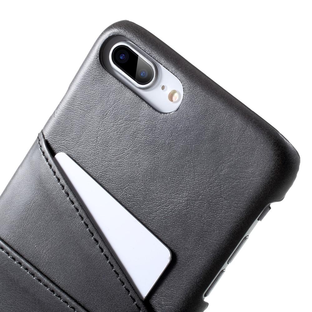 Coque Card Slots iPhone 7 Plus/iPhone 8 Plus, Noir