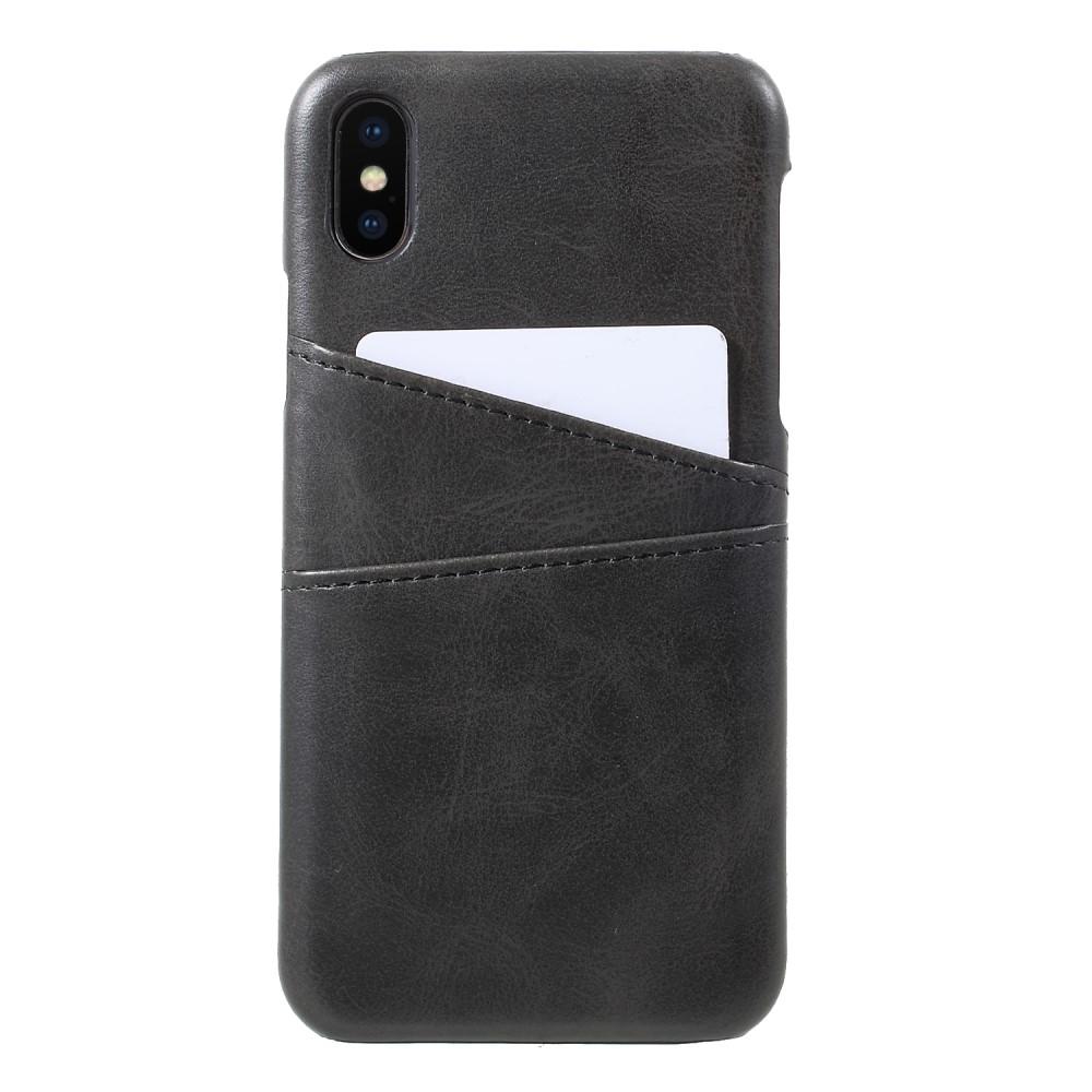 Coque Card Slots iPhone X/XS, Noir