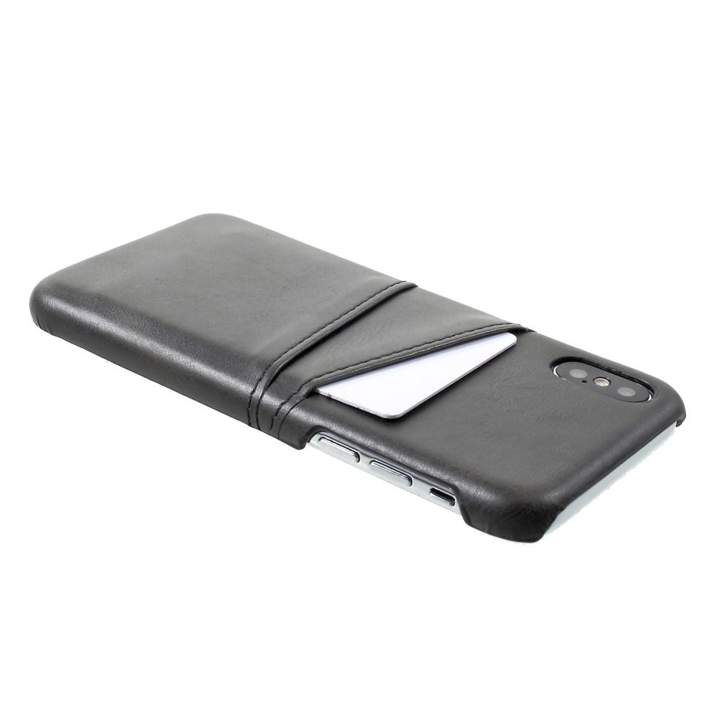 Coque Card Slots iPhone X/XS, Noir