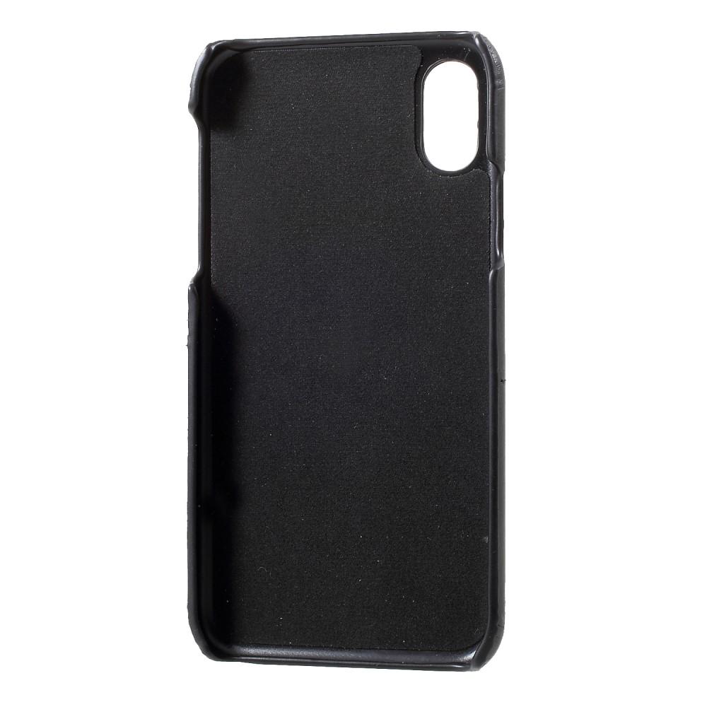 Coque Card Slots iPhone X/XS, Noir
