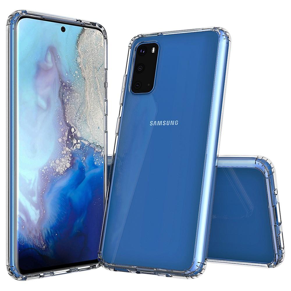 Coque hybride Crystal Hybrid pour Samsung Galaxy S20, transparent