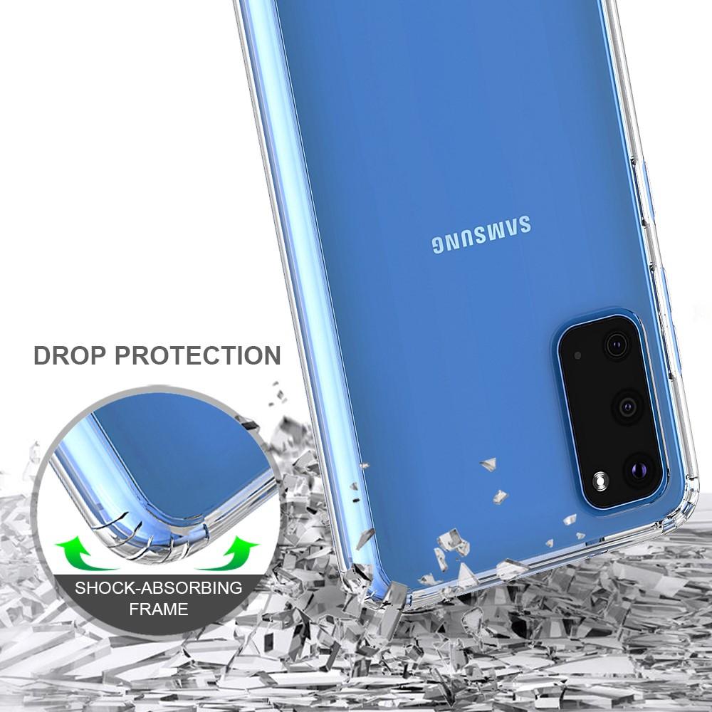 Coque hybride Crystal Hybrid pour Samsung Galaxy S20, transparent