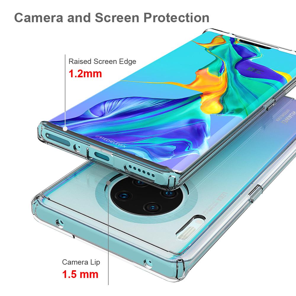 Coque hybride Crystal Hybrid pour Huawei Mate 30 Pro, transparent