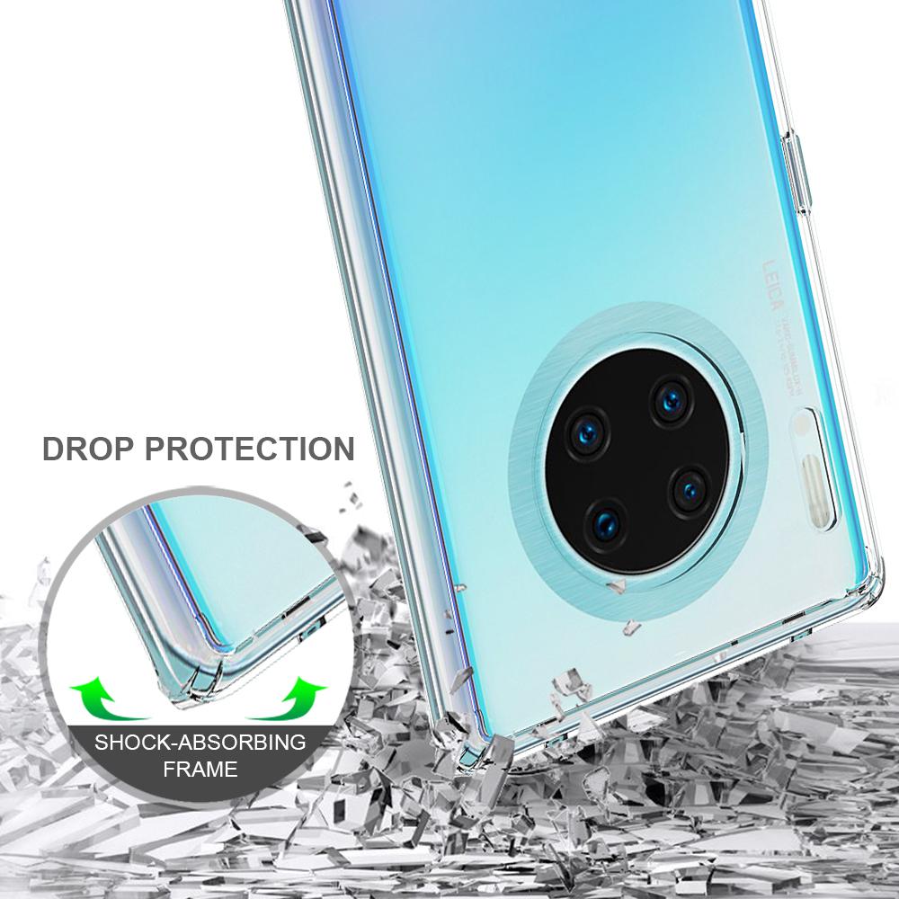 Coque hybride Crystal Hybrid pour Huawei Mate 30 Pro, transparent
