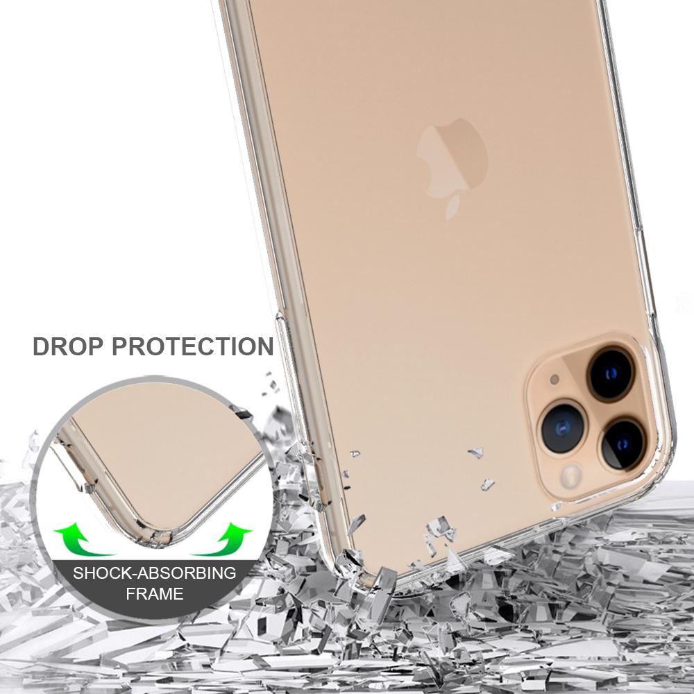 Coque hybride Crystal Hybrid pour iPhone 11 Pro, transparent