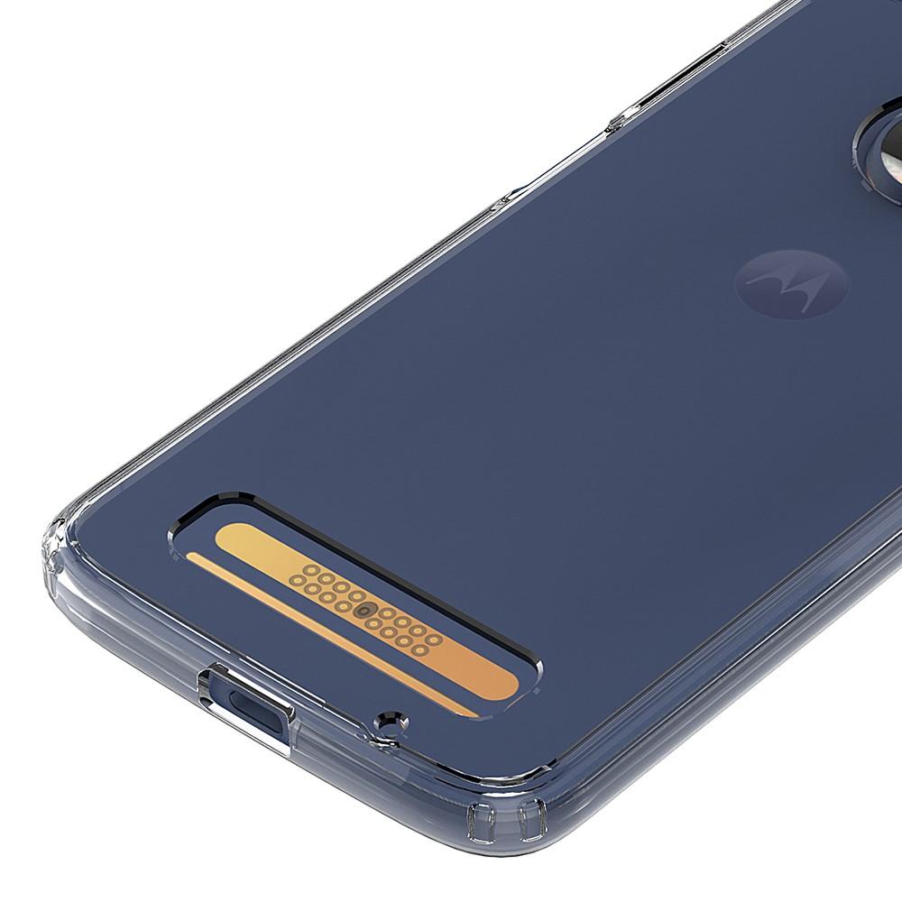 Coque hybride Crystal Hybrid pour Motorola Moto Z3 Play, transparent